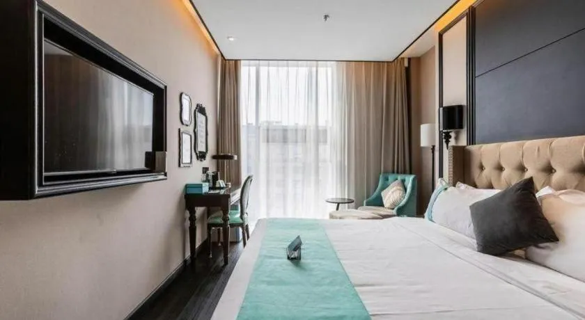 Bed in Xana Hotelle Rizhao Lanshan District Government