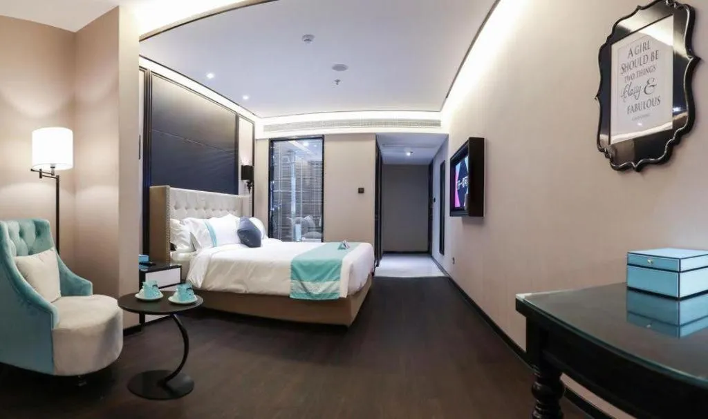 Bed in Xana Hotelle Rizhao Lanshan District Government