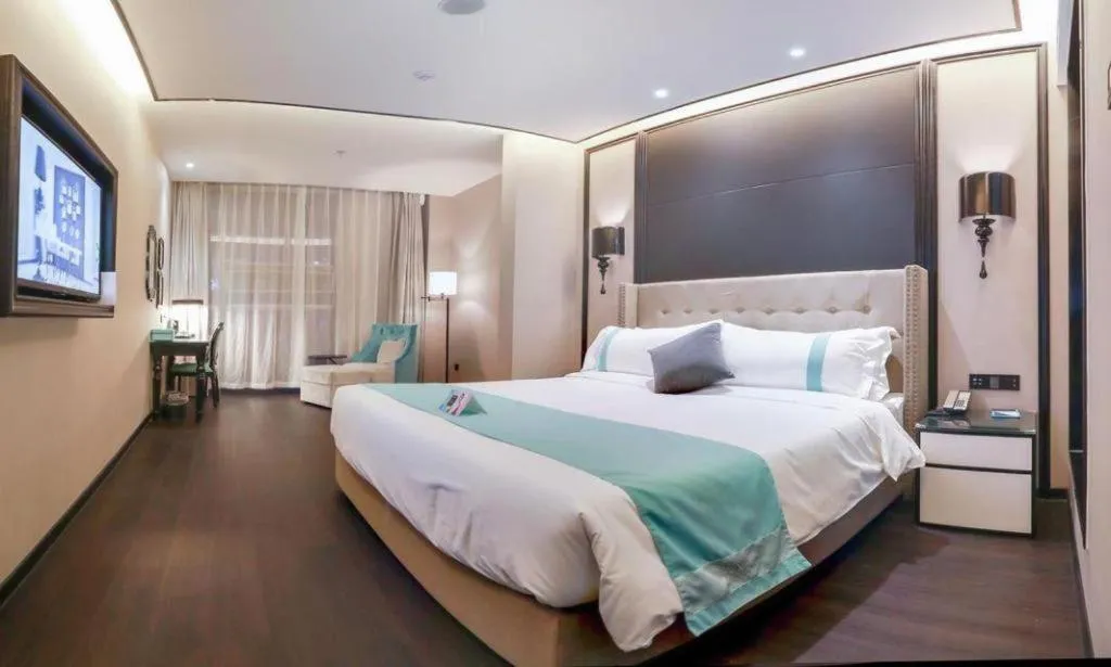 Bed in Xana Hotelle Rizhao Lanshan District Government