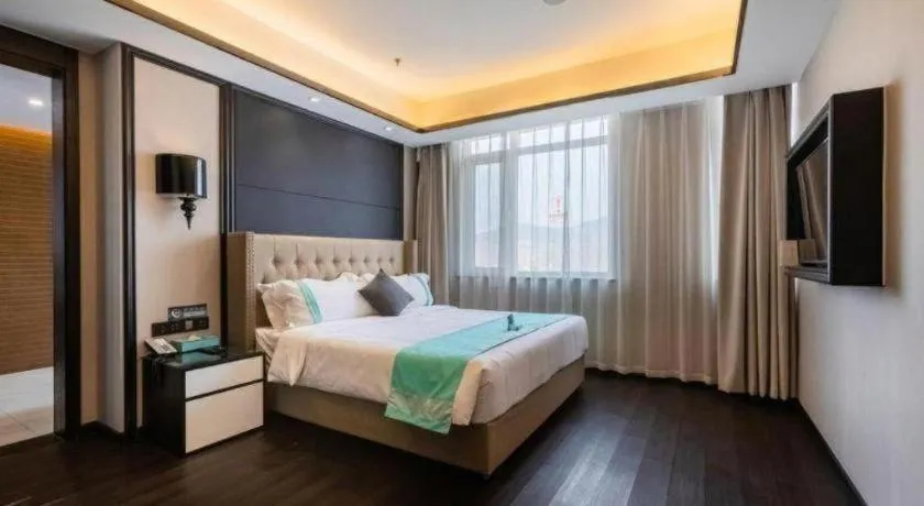 Bed in Xana Hotelle Rizhao Lanshan District Government