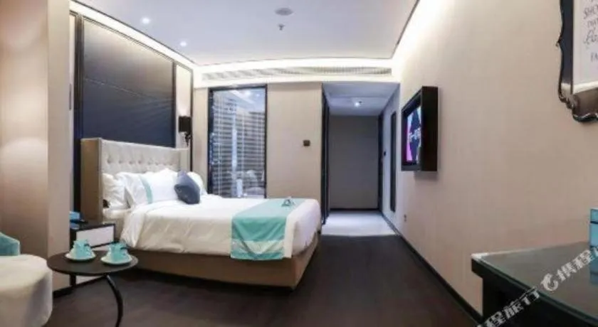 Bed in Xana Hotelle Rizhao Lanshan District Government