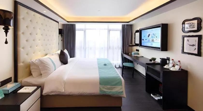 Bed in Xana Hotelle Shenzheng South Station Foxconn