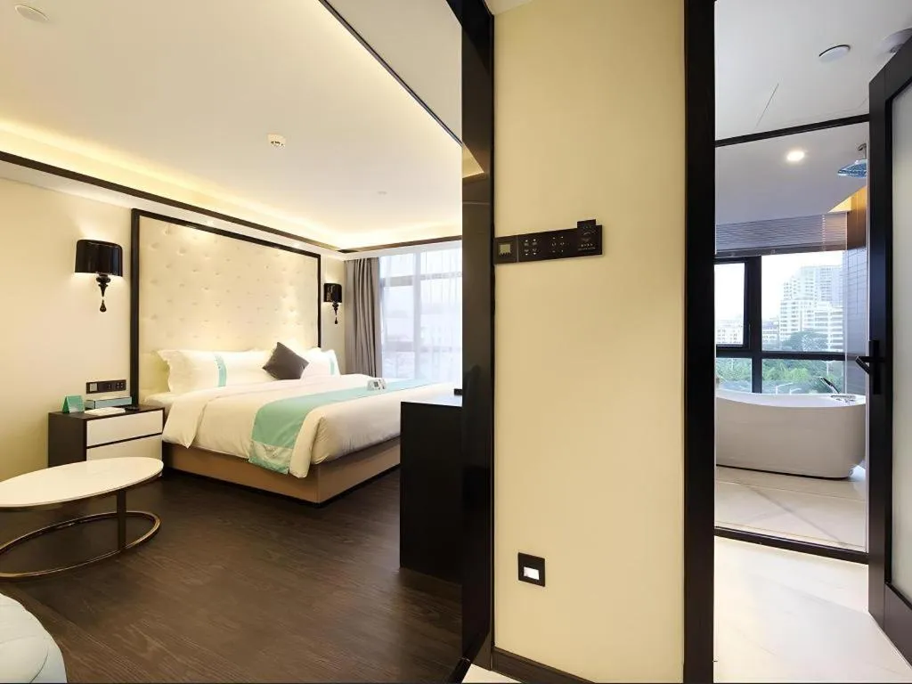 Bed in Xana Hotelle Shenzheng South Station Foxconn