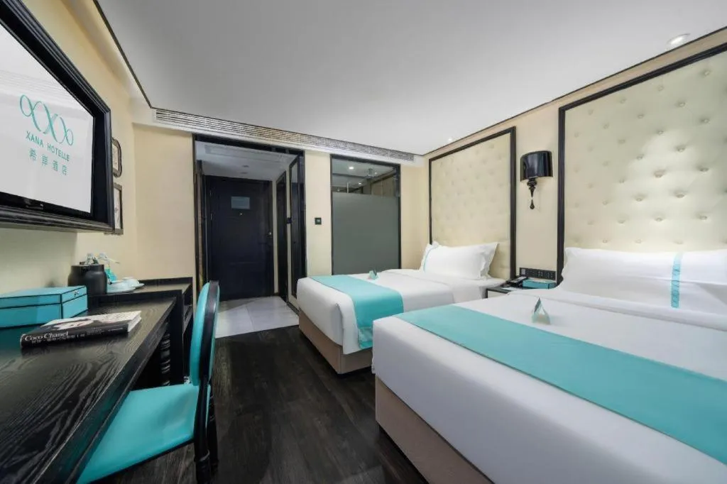 Bed in Xana Hotelle Shenzheng South Station Foxconn