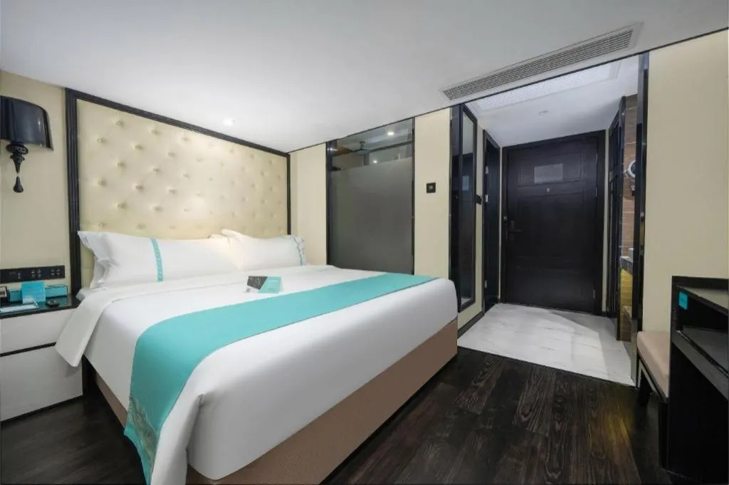 Bed in Xana Hotelle Shenzheng South Station Foxconn