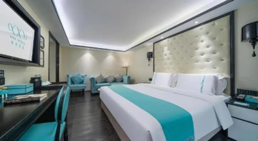 Bed in Xana Hotelle Shenzheng South Station Foxconn
