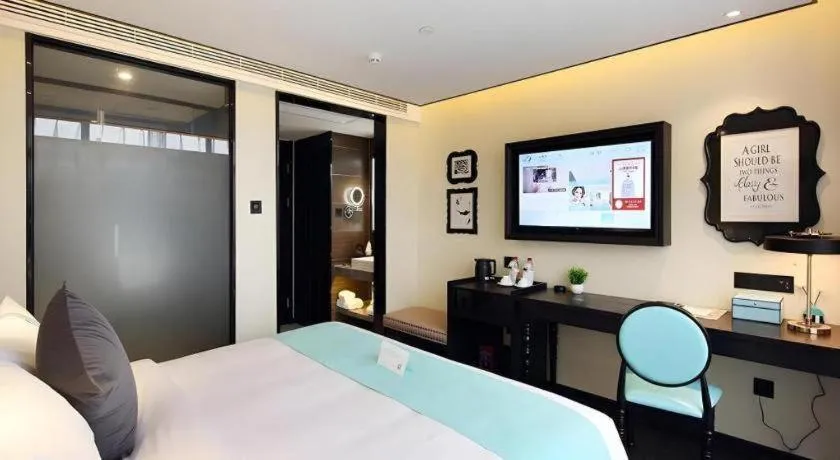 Bed in Xana Hotelle Shenzheng South Station Foxconn