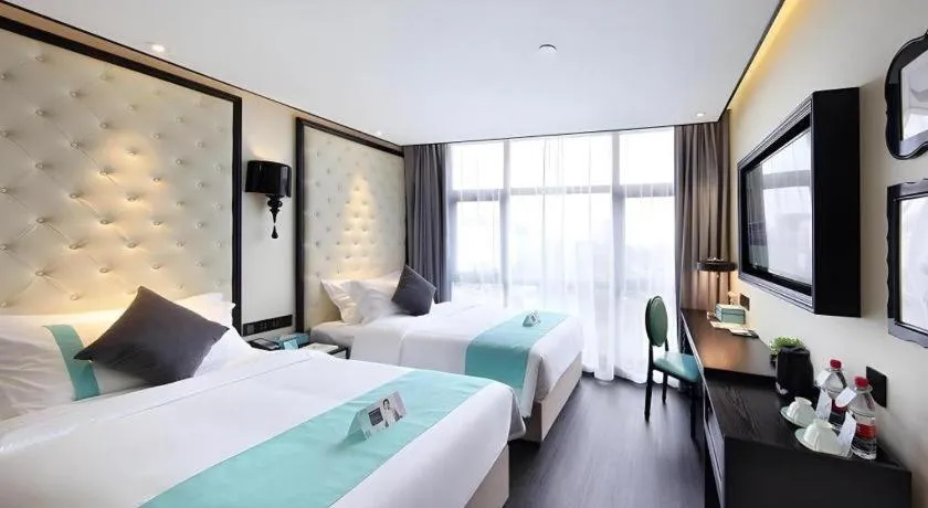 Bed in Xana Hotelle Shenzheng South Station Foxconn