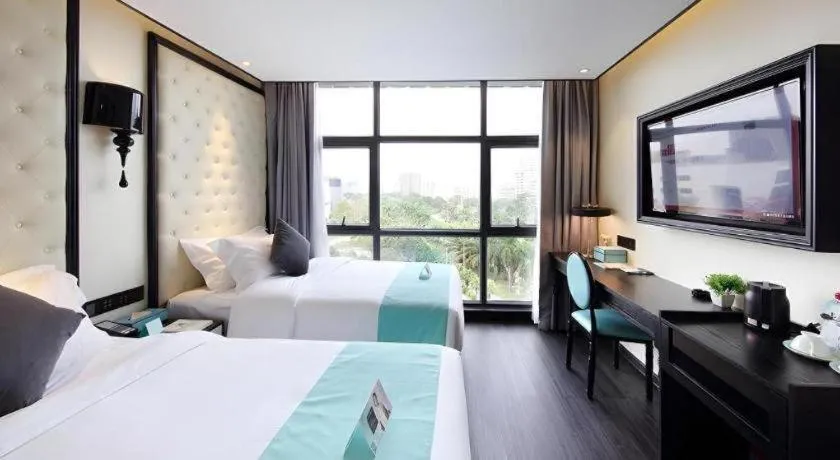 Bed in Xana Hotelle Shenzheng South Station Foxconn