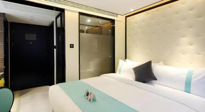 Bed in Xana Hotelle Shenzheng South Station Foxconn