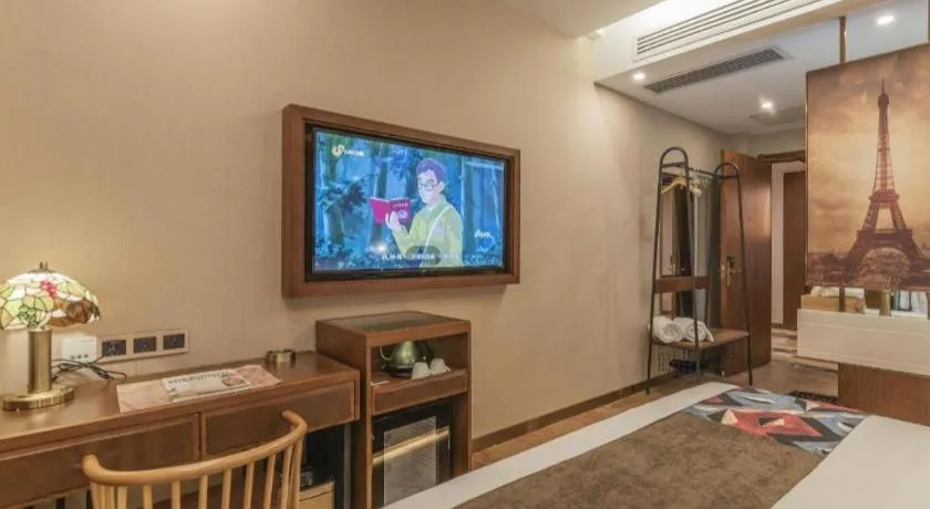 Bed in James Joyce Coffetel Tianjing First Central Hospital Nankai University