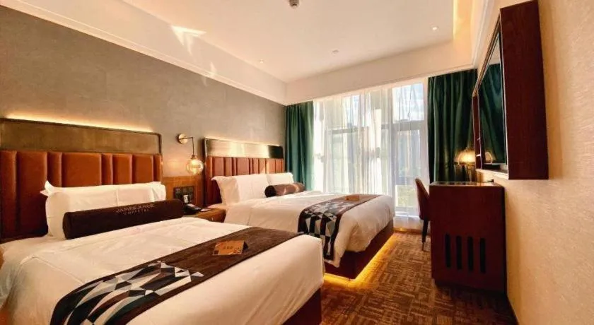 Bed in James Joyce Coffetel Tianjing First Central Hospital Nankai University