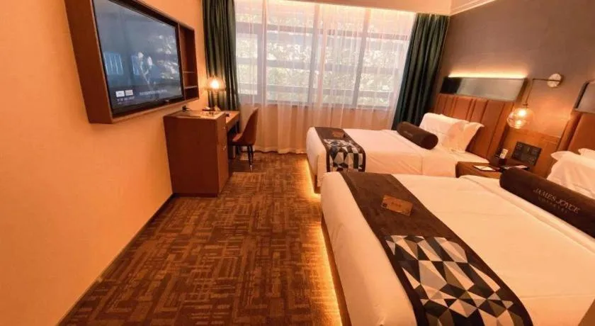 Bed in James Joyce Coffetel Tianjing First Central Hospital Nankai University