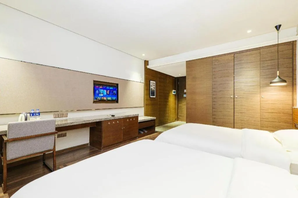 Bed in Jinjiang Inn Style Fuzhou Railway Station North Plaza