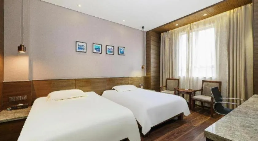 Bed in Jinjiang Inn Style Fuzhou Railway Station North Plaza