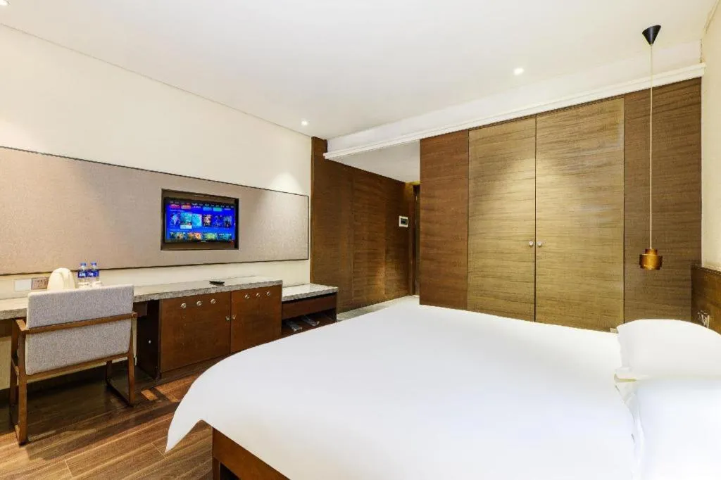 Bed in Jinjiang Inn Style Fuzhou Railway Station North Plaza