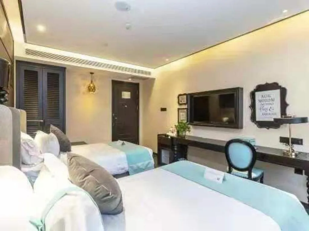 Bed in Xana Hotelle Xi'an Zhonglou Luoma