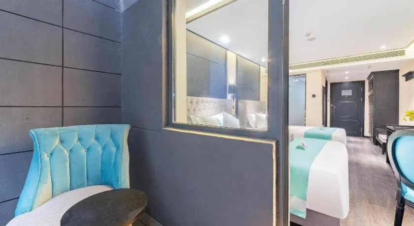 Bed in Xana Hotelle Xi'an Zhonglou Luoma