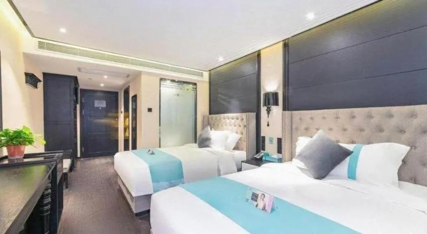 Bed in Xana Hotelle Xi'an Zhonglou Luoma