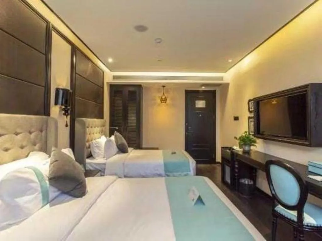 Bed in Xana Hotelle Xi'an Zhonglou Luoma