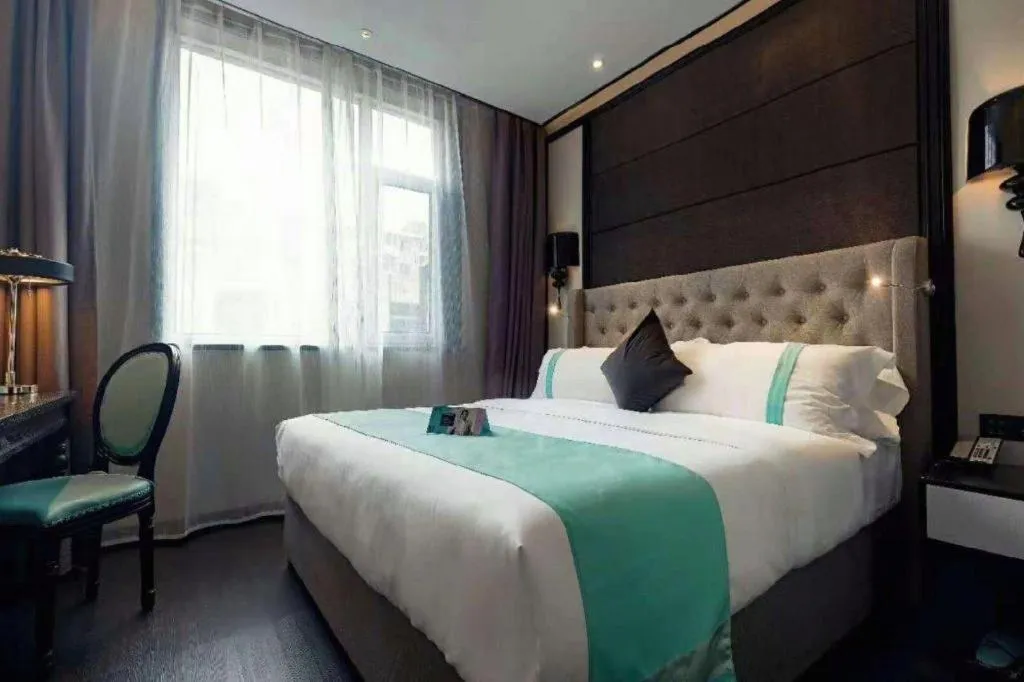 Bed in Xana Hotelle Xi'an Zhonglou Luoma