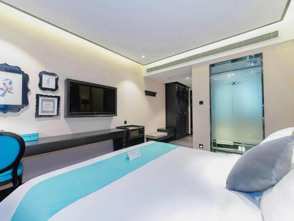 Bed in Xana Hotelle Xi'an Zhonglou Luoma