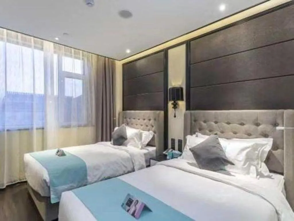 Bed in Xana Hotelle Xi'an Zhonglou Luoma