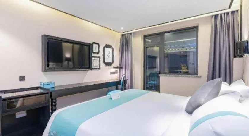 Bed in Xana Hotelle Xi'an Zhonglou Luoma