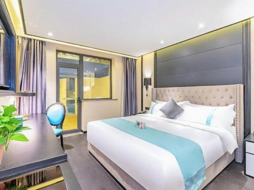 Bed in Xana Hotelle Xi'an Zhonglou Luoma