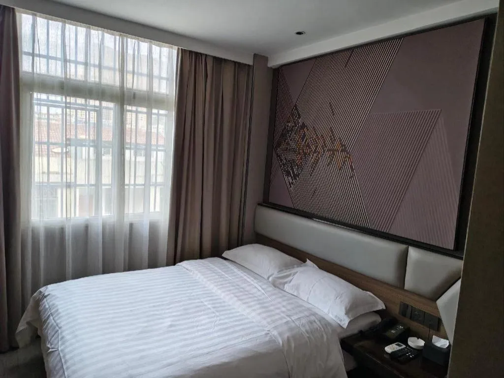 Bed in IU Hotel Xianning Railway Station