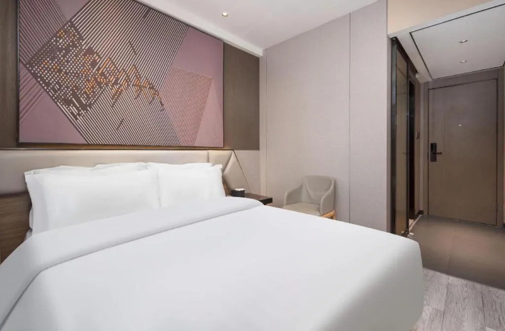 Bed in IU Hotel Xianning Railway Station