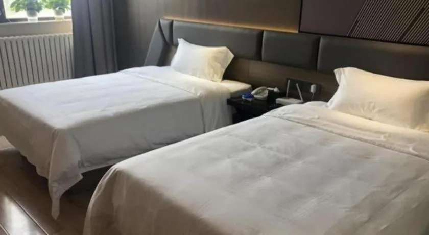 Bed in IU Hotel Lanzhou New District Airport Ruiling International