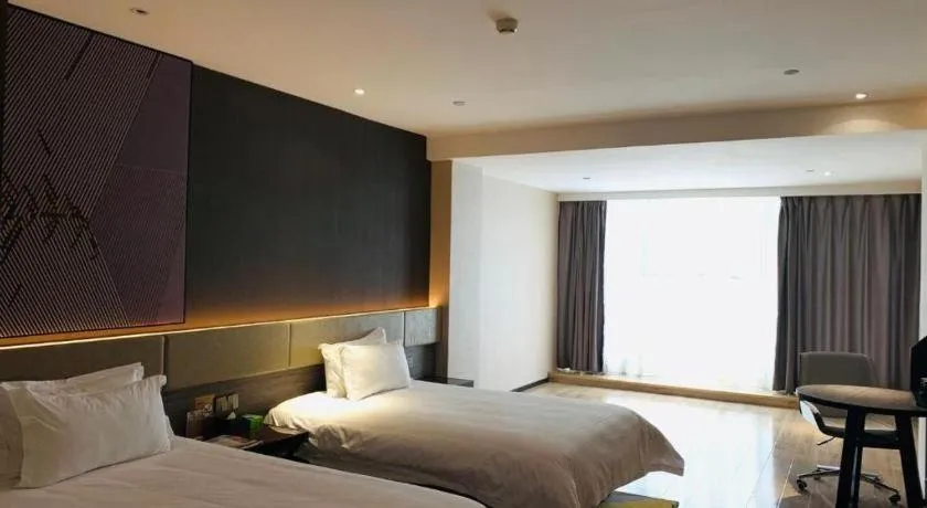 Bed in IU Hotel Lanzhou New District Airport Ruiling International