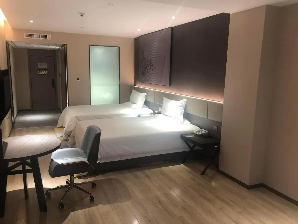 Bed in IU Hotel Lanzhou New District Airport Ruiling International