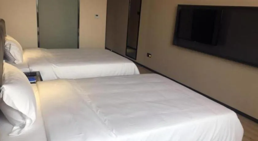 Bed in IU Hotel Lanzhou New District Airport Ruiling International