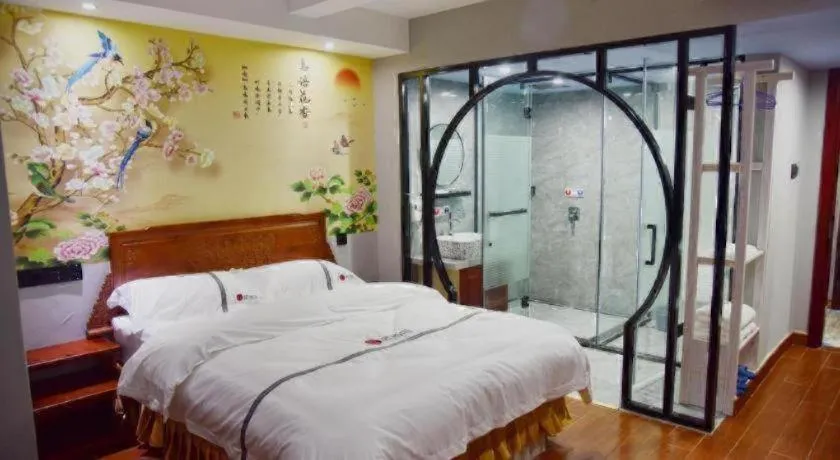 Bed in Pai Hotel Huai'an Lianshui Huaipu Bei Road