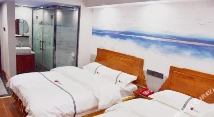 Bed in Pai Hotel Huai'an Lianshui Huaipu Bei Road