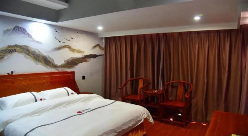 Bed in Pai Hotel Huai'an Lianshui Huaipu Bei Road