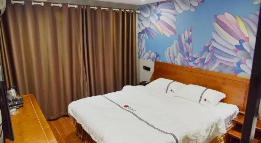 Bed in Pai Hotel Huai'an Lianshui Huaipu Bei Road