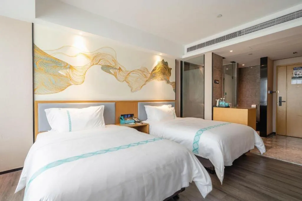 Bed in Xana Lite Huizhou Railway Station