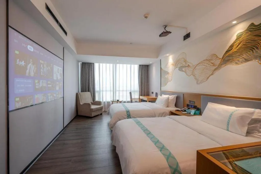 Bed in Xana Lite Huizhou Railway Station