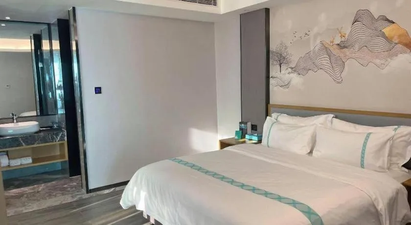 Bed in Xana Lite Huizhou Railway Station