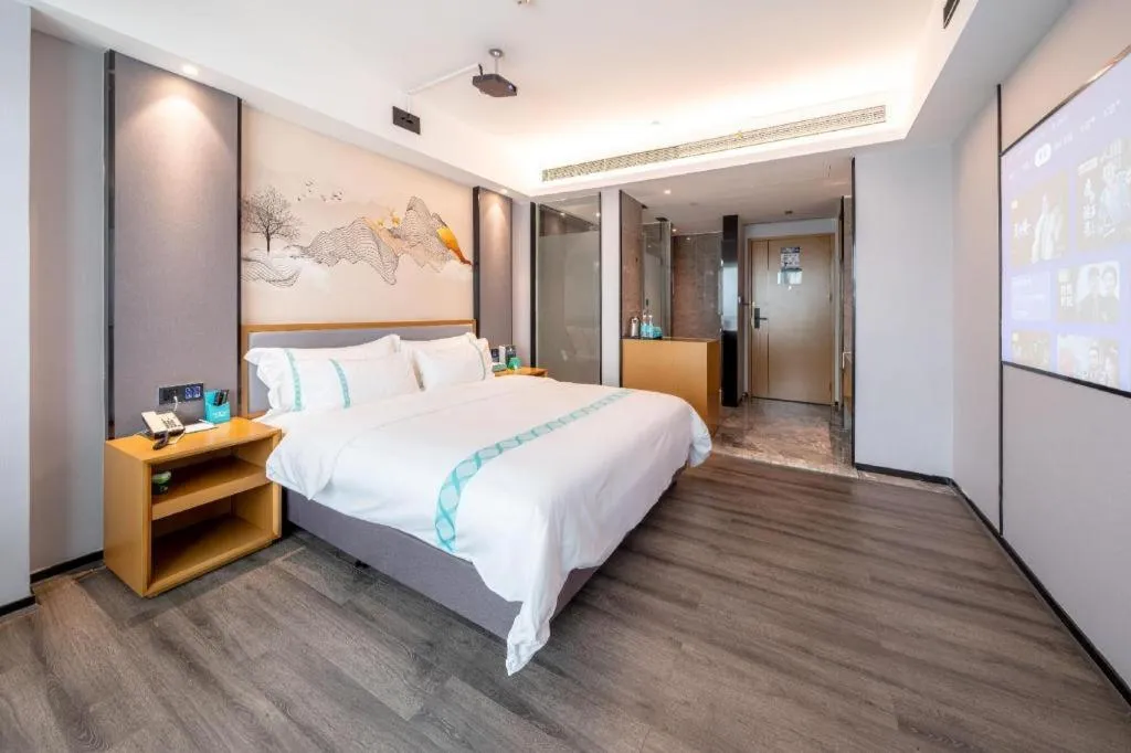 Bed in Xana Lite Huizhou Railway Station