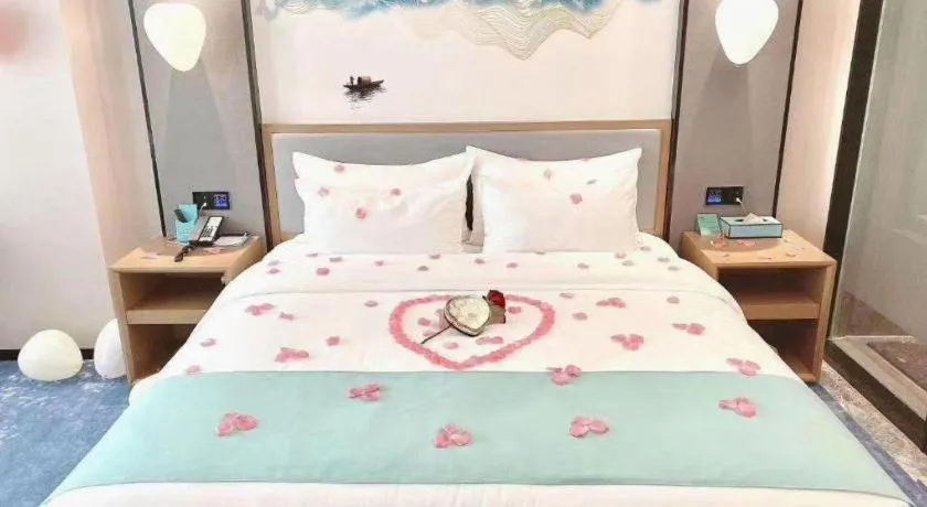 Bed in Xana Lite Huizhou Railway Station