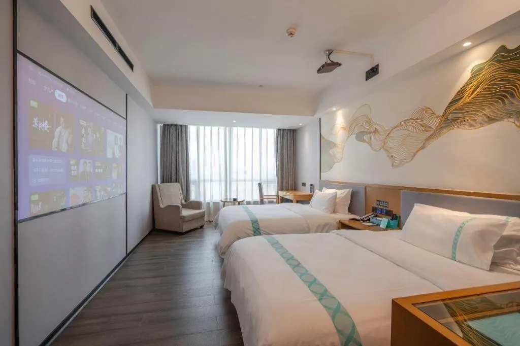 Bed in Xana Lite Huizhou Railway Station