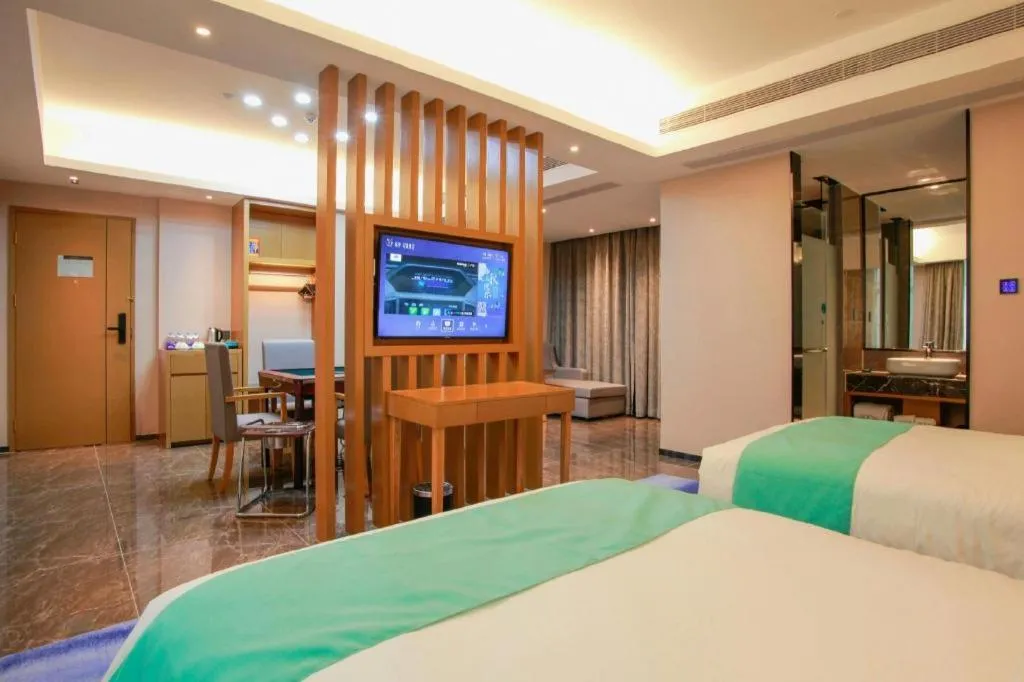 Bed in Xana Lite Huizhou Railway Station