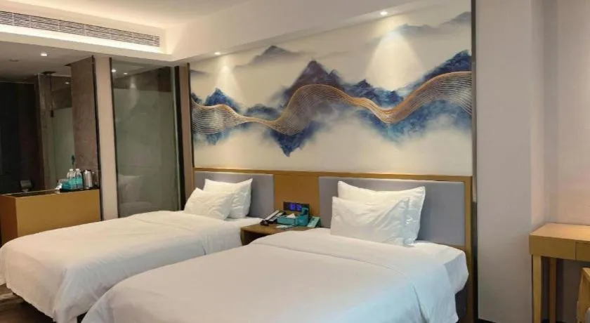 Bed in Xana Lite Huizhou Railway Station