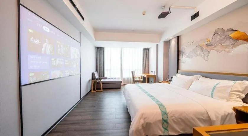 Bed in Xana Lite Huizhou Railway Station