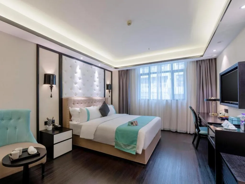 Bed in Xana Hotelle Zhongshan Fuhua Road