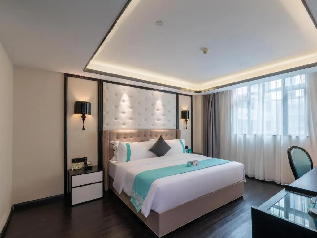 Bed in Xana Hotelle Zhongshan Fuhua Road